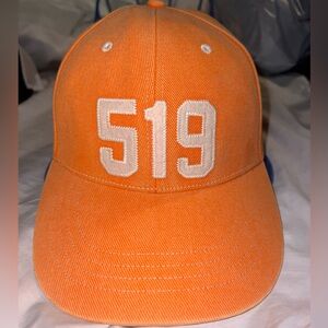 Polo by Ralph Lauren Orange Baseball Cap with White '519' Patch